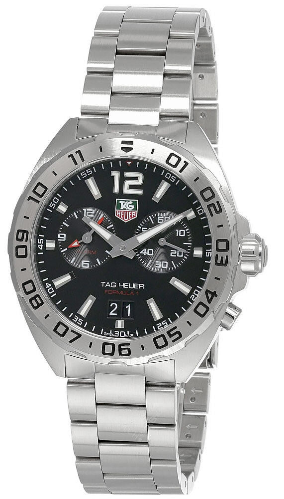 TAG HEUER Formula-1 41 mm Quartz Stainless Steel Black Dial Men's Watch