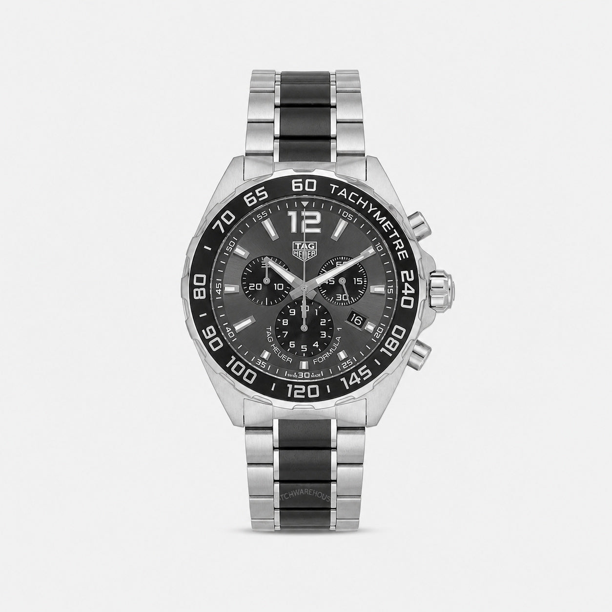 TAG HEUER Formula-1 43 mm Chronograph Stainless Steel Ceramic Men's Watch