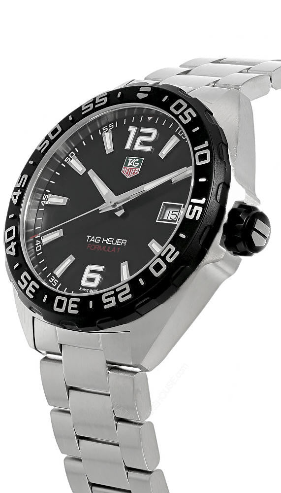 TAG HEUER Formula-1 Quartz Steel Black Dial Men's Watch