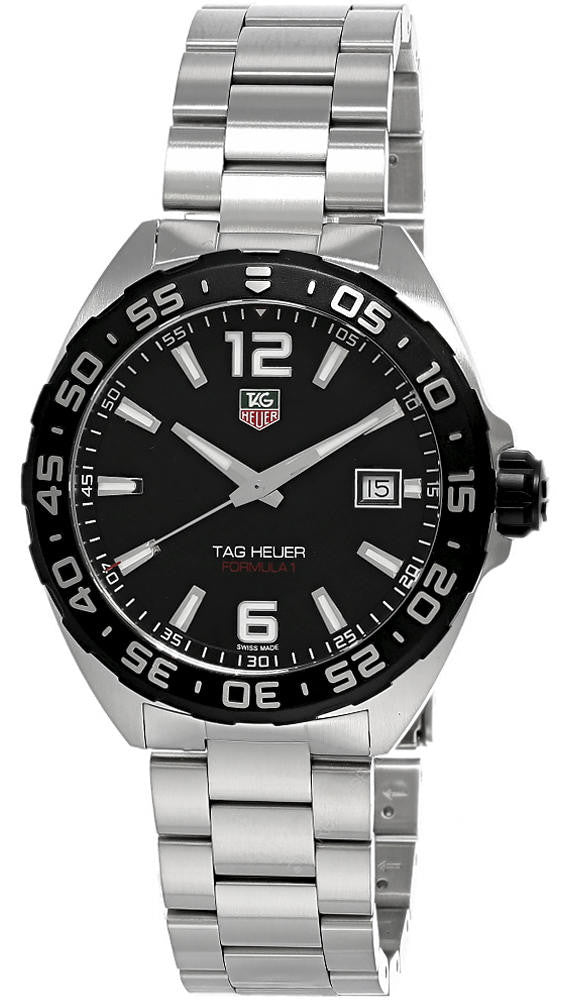 TAG HEUER Formula-1 Quartz Steel Black Dial Men's Watch