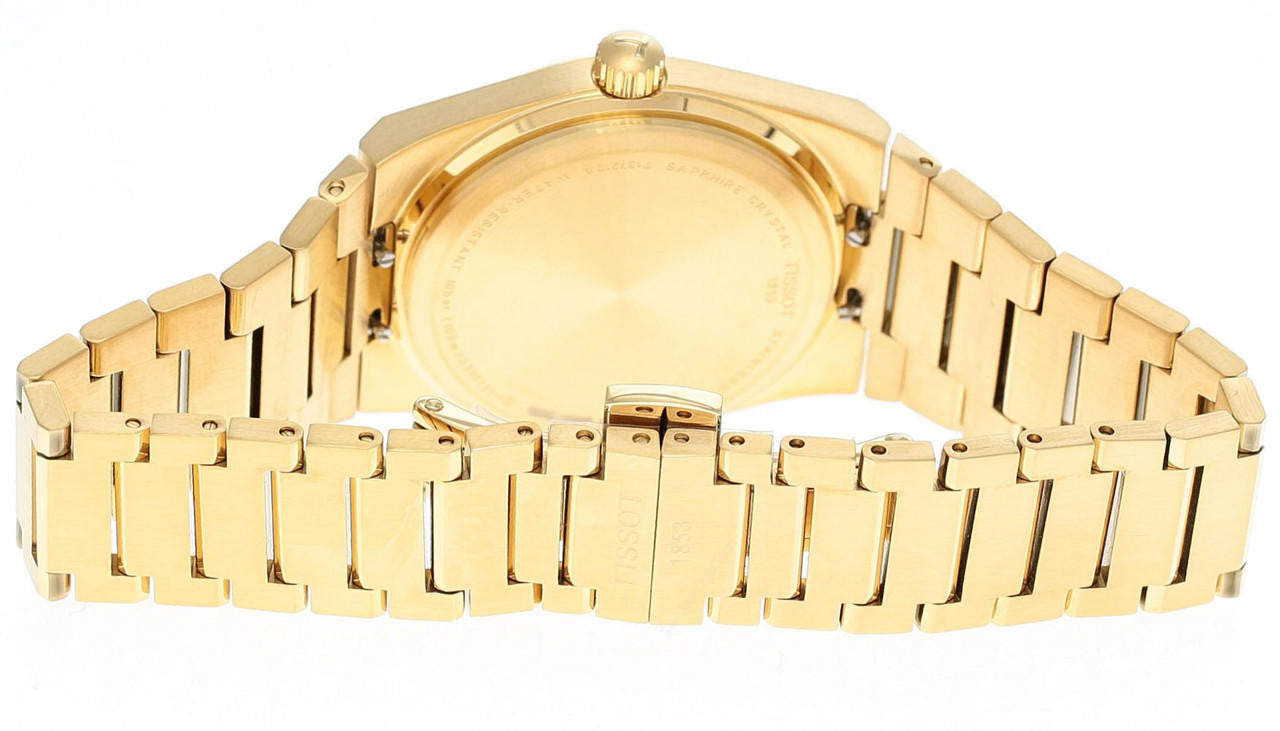 TISSOT PRX 35 mm Quartz Stainless Steel Gold Dial Unisex Watch