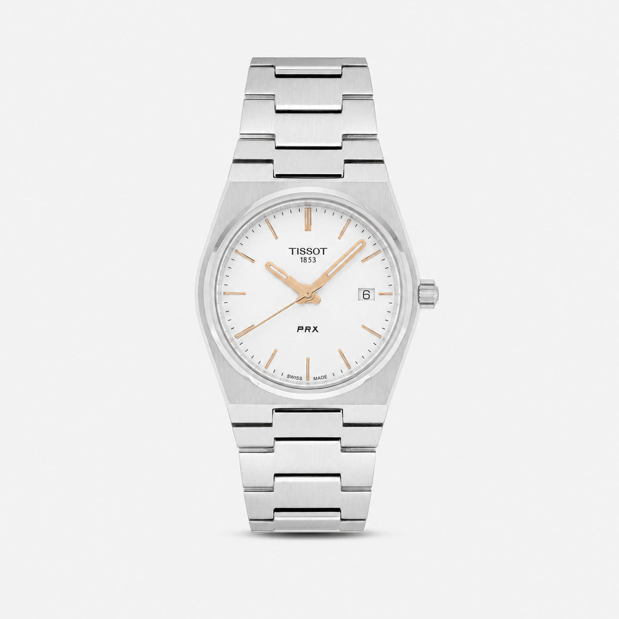 TISSOT PRX 35 mm Quartz Stainless Steel Silver Dial Women's Watch