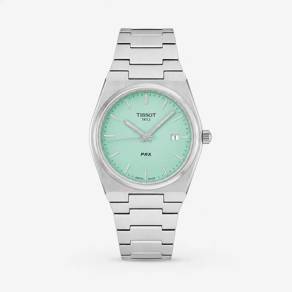 TISSOT PRX 40 mm Stainless Steel Light Green Dial Men's Watch