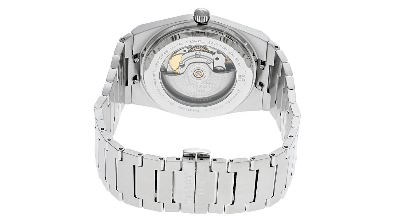 TISSOT PRX Powermatic 80 40 mm Ice Blue Dial Men's Watch
