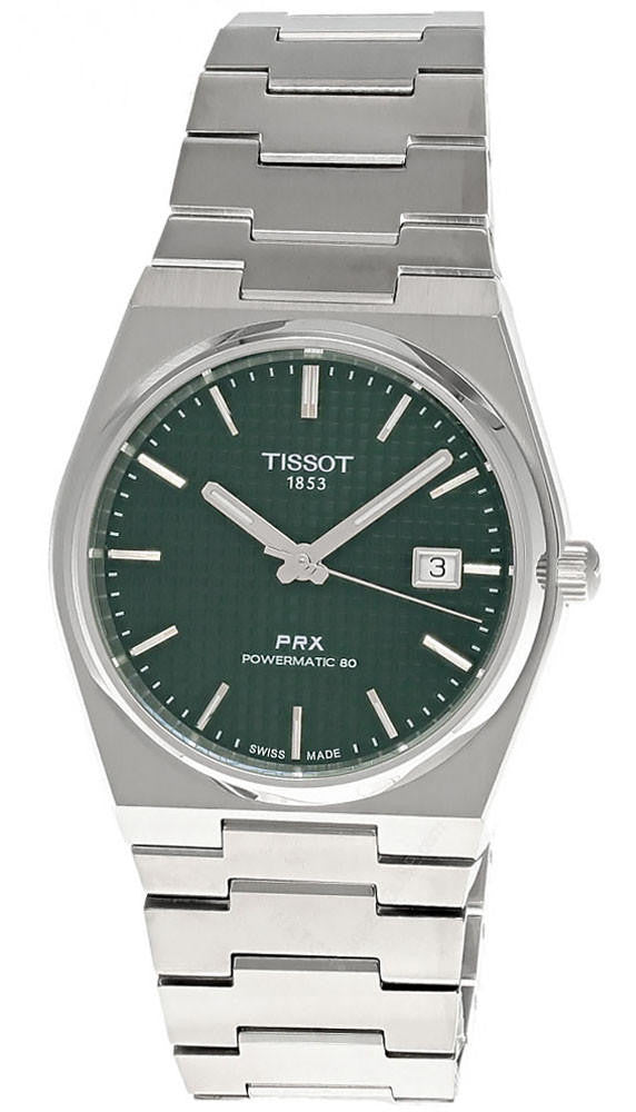 TISSOT PRX Powermatic 80 40 mm Stainless Steel Green Dial Men's Watch