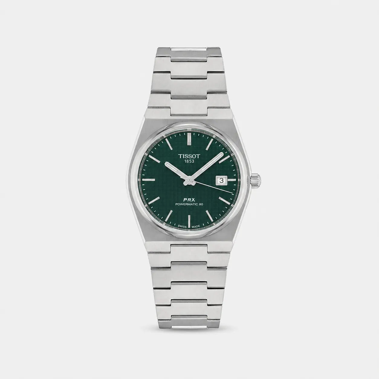 TISSOT PRX Powermatic 80 40 mm Stainless Steel Green Dial Men's Watch