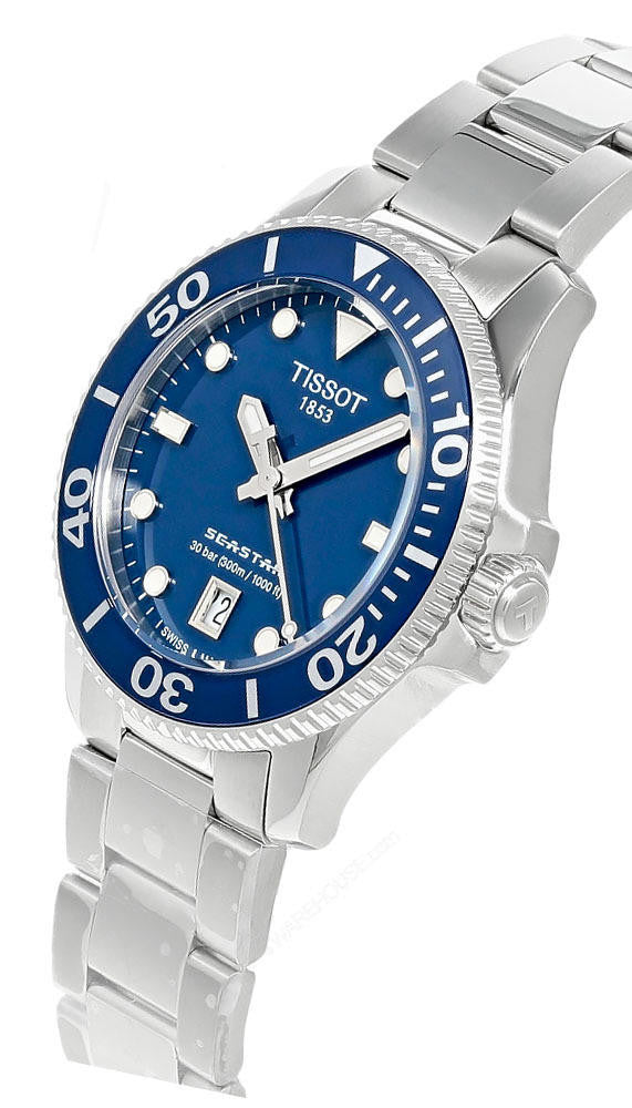 TISSOT SeaStar 1000 36 mm Blue Dial Stainless Steel Unisex Watch