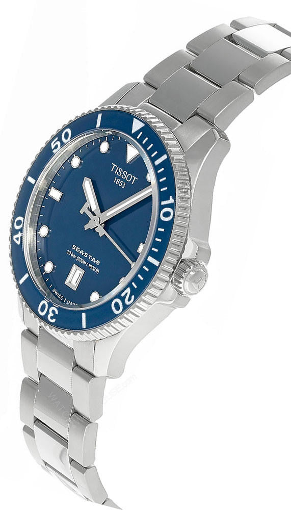 TISSOT Seastar 1000 40 mm Quartz Stainless Steel Blue Dial Men's Watch