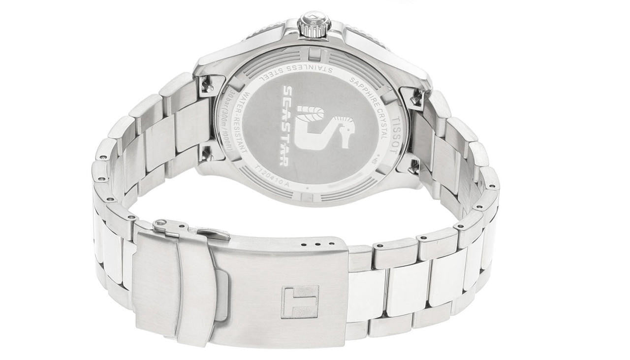 TISSOT Seastar 1000 Black Dial 40 mm Stainless Steel Men's Watch